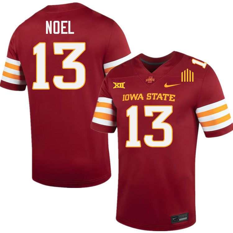 Jaylin Noel Jersey,Iowa State Cyclones #13 Jaylin Noel College Jersey Youth-Cardinal